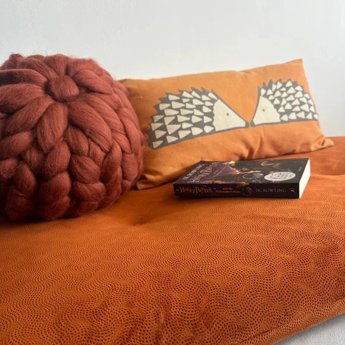 Coussin noeud laine
