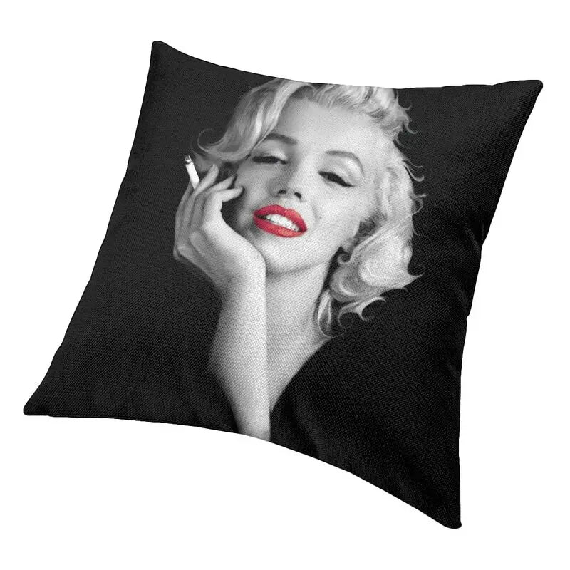 Housse de coussin personnage vintage Marilyn Monroe